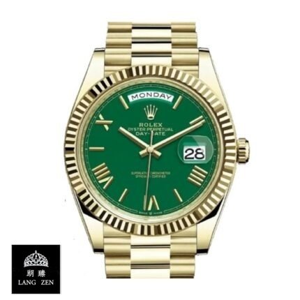 Rolex Day-Date Green Roman Dial