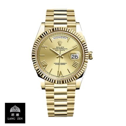 Rolex Day-Date II 228238-0007 KW Yellow Gold Champagne Dial Replica