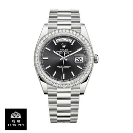 Rolex DayDate Black Diamond Replica