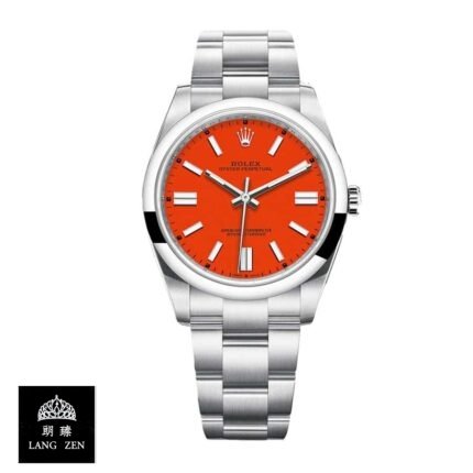 Rolex Oyster Perpetual Red Dial 126000 Replica