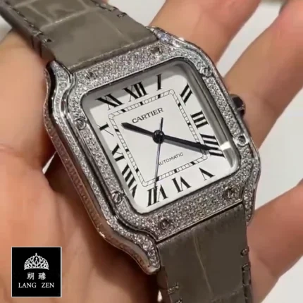 Cartier Sandus Starry Full Diamond Belt Replica Watch