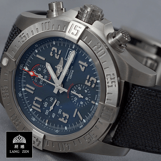 breitling-avenger-E13383101M2W1-replica-tiltedleft